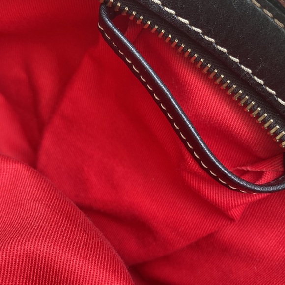 Dooney & Bourke Black And Grey Double Pocket Tote Bag - Picture 13 of 13